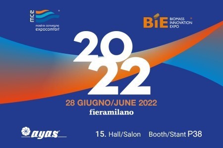 Ayas Aspiratör MCE Mostra Convegno Expocomfort Milano/İtalya 2022 Fuarında !